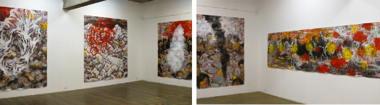 Large works on paper byJW Fong